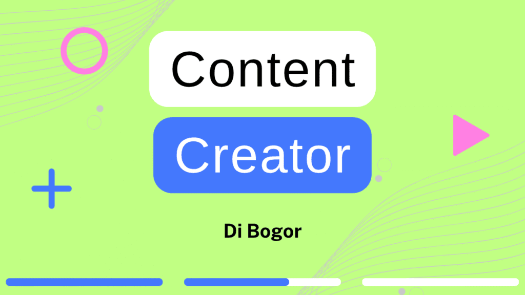 Pelatihan content creator bogor