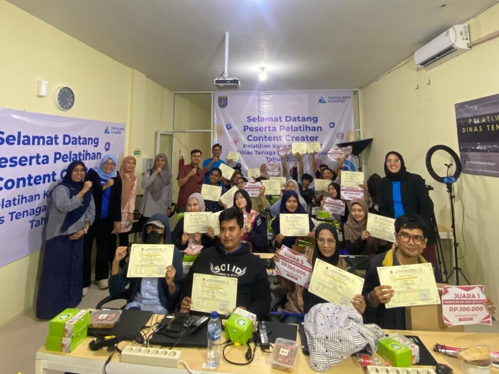 apresiasi pelatihan content creator dinas kota depok