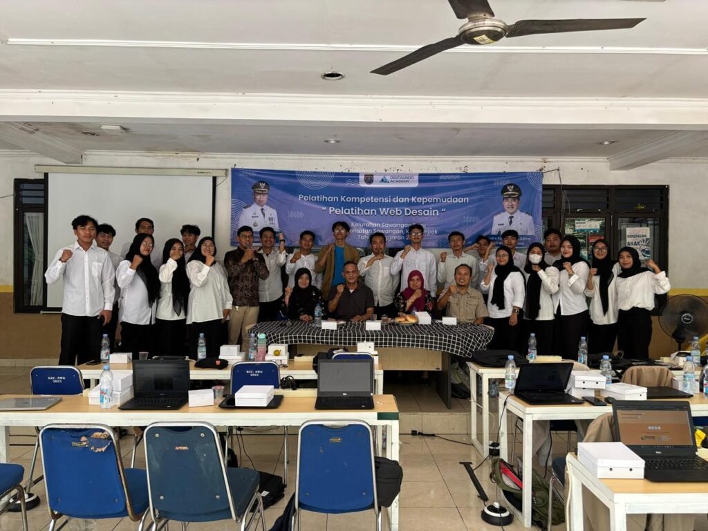 Pelatihan Web Desain Kelurahan Sawangan Baru Depok