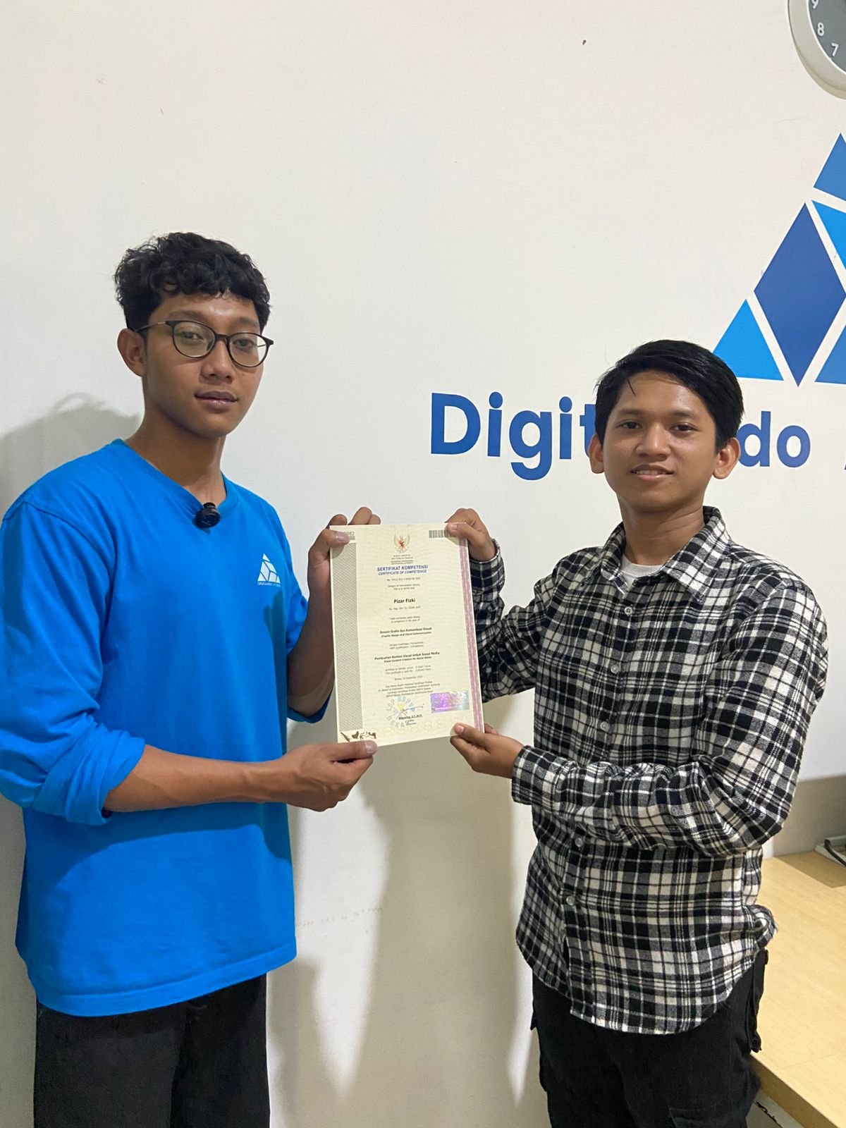 Sertifikat kompetensi peserta kedua