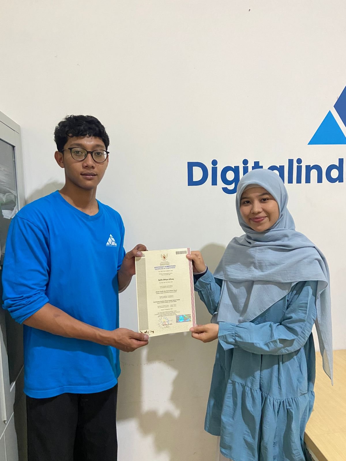 Sertifikat kompetensi peserta ketiga